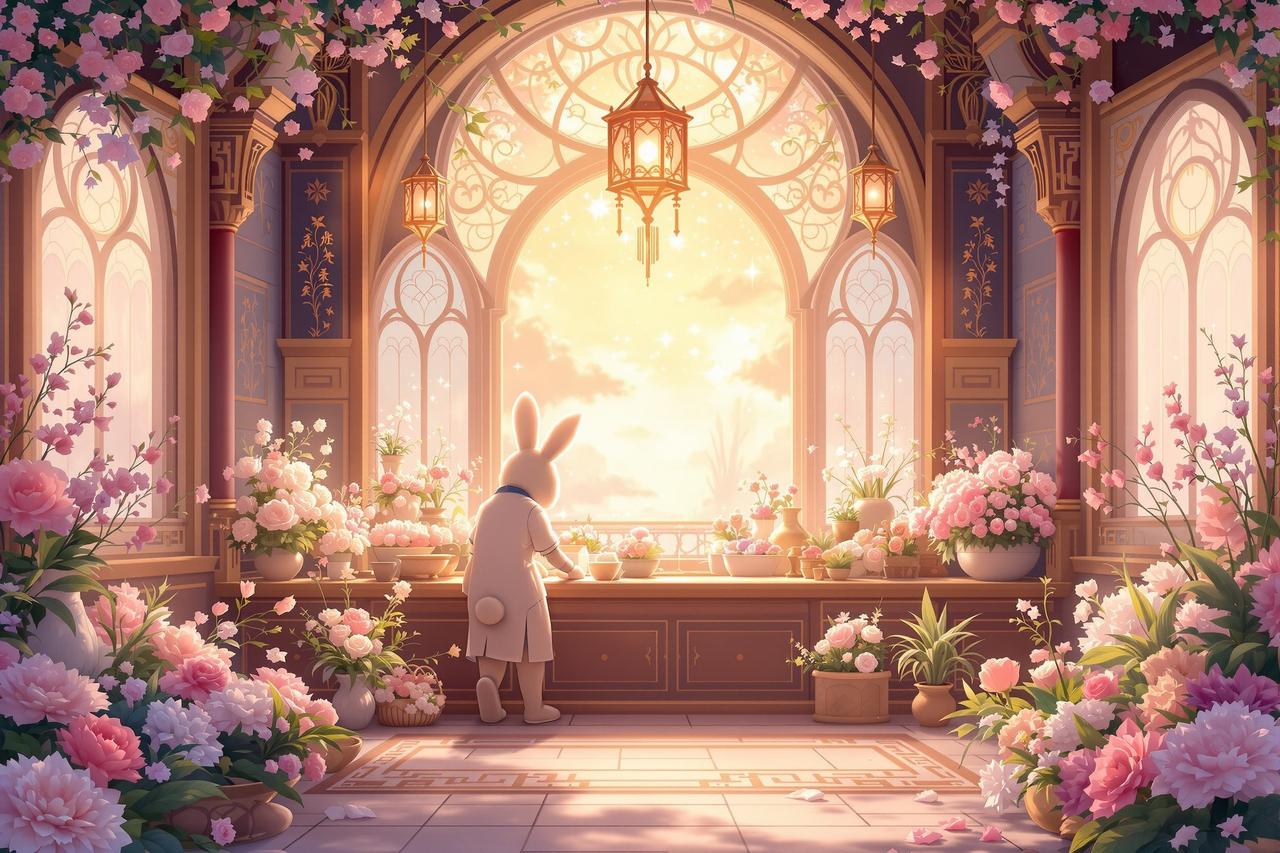 AI漫剧作品 - 月宫花房