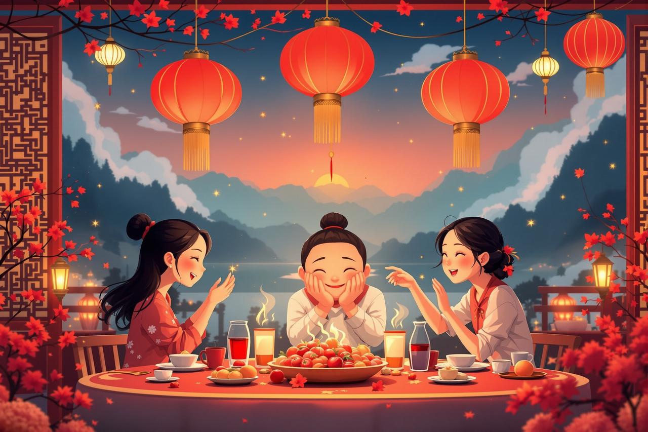 AI漫剧政企案例 - 团圆饭·家的味道